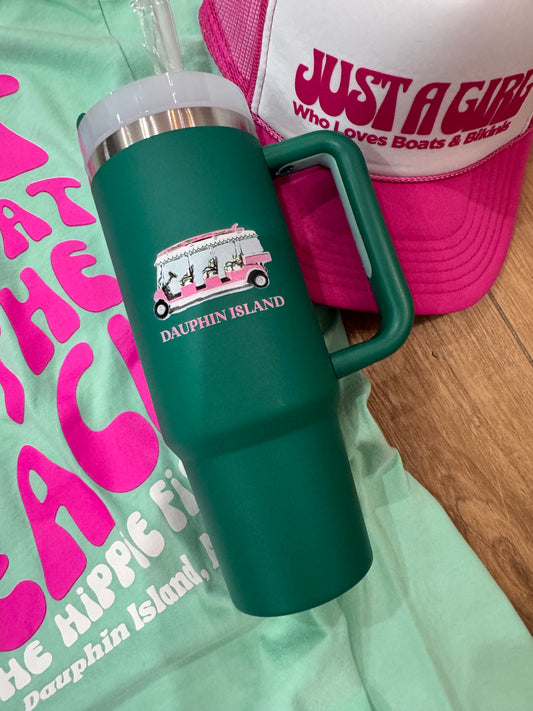 DAUPHIN ISLAND GOLF CART TUMBLER 30OZ