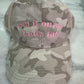 PUT IT ON MY DADS TAB STONE FIELD CAMO TRUCKER