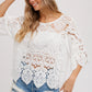 AVA CROCHET LACE TOP