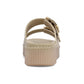 JACINTA DOUBLE BUCKLE PLATFORM SLIDE