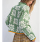 JANICE ABSTRACT FLORAL SWEATER