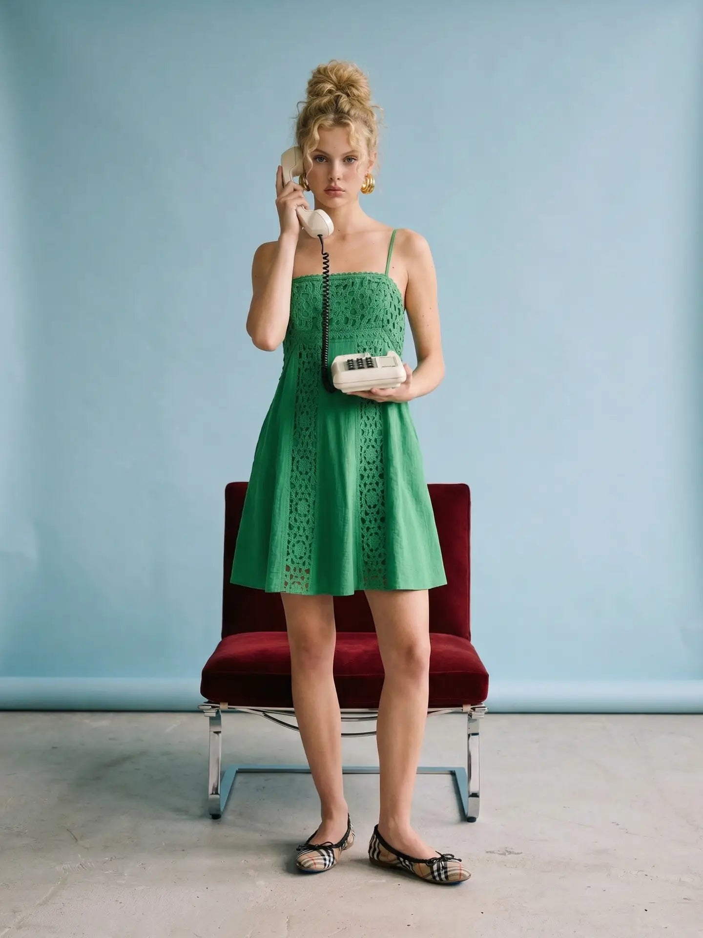 JASMINE CROCHET DETAIL MINI DRESS