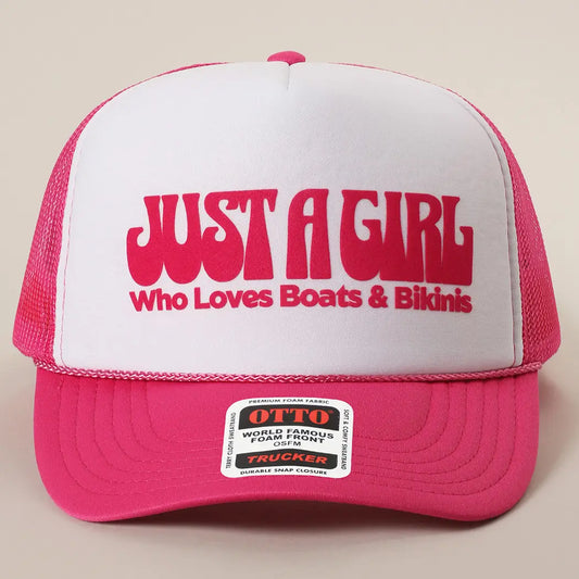 BOATS & BIKINIS TRUCKER HAT