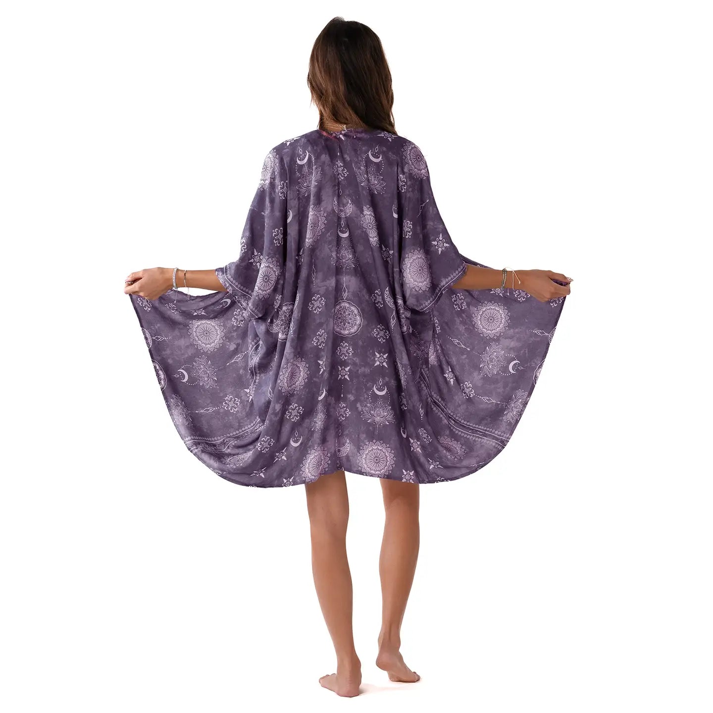 LOTUS MOON MYSTIC PLUM KIMONO