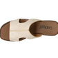 CORKYS: KISS N' TELL - WASHED GOLD METALLIC WEDGE SANDAL