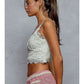 EMPIRE LACE CROCHET CROP TOP