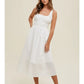 MAGGIE LINEN MIDI DRESS