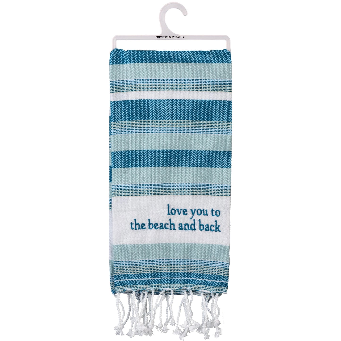 LOVE YOU TO THE BEACH AND BACK HAND TOWEL