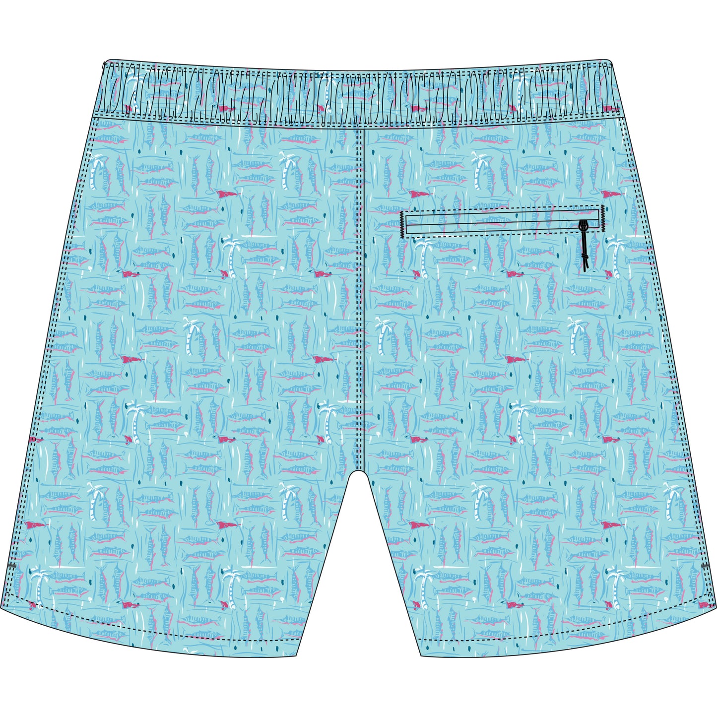 AFTCO STRIKE PRINTED SWIM SHORTS