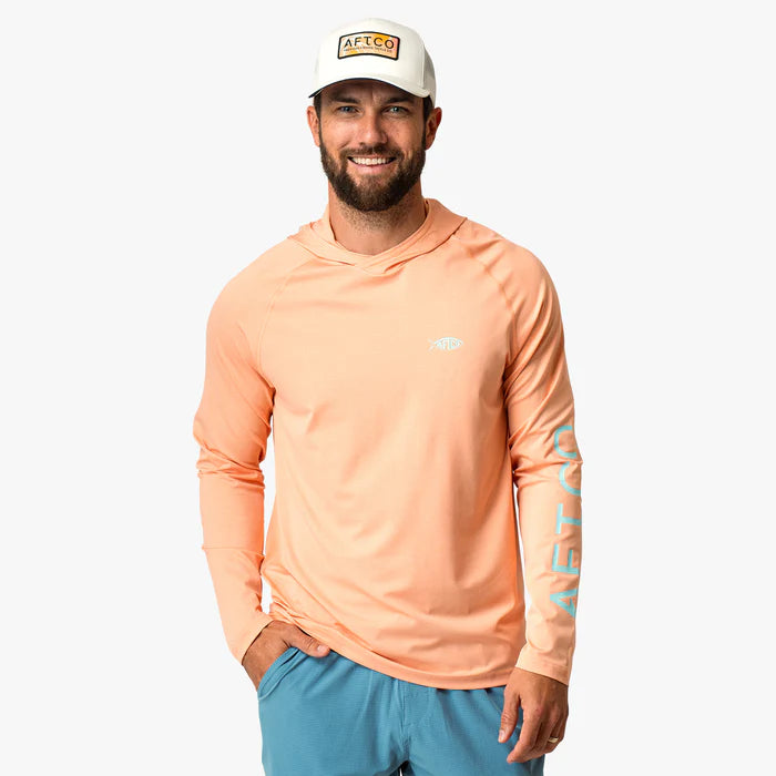 AFTCO DRI-FIT SAMURAI HOODIE SHIRT