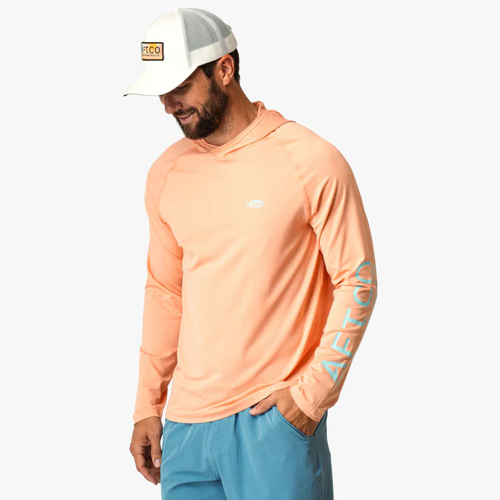 AFTCO DRI-FIT SAMURAI HOODIE SHIRT