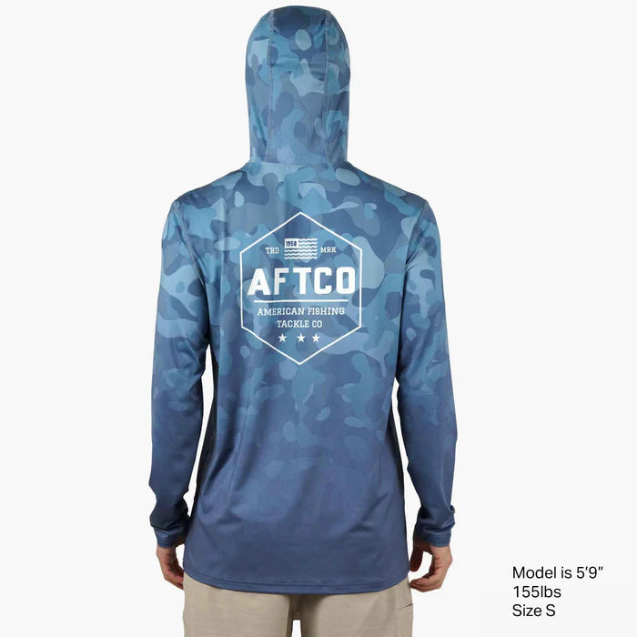 AFTCO OG CAMO UVX LS SUN PROTECTION HOODIE