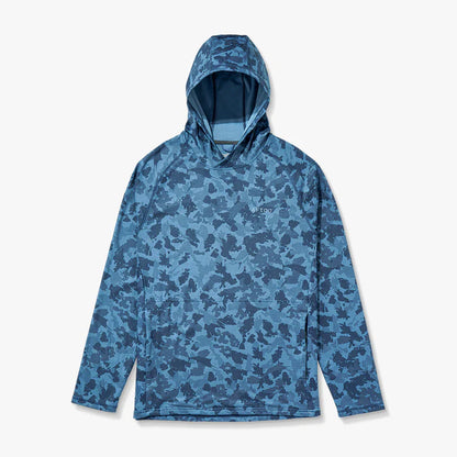 AFTCO COASTAL LAYER CAMO HOODIE