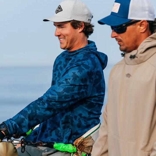 AFTCO COASTAL LAYER CAMO HOODIE