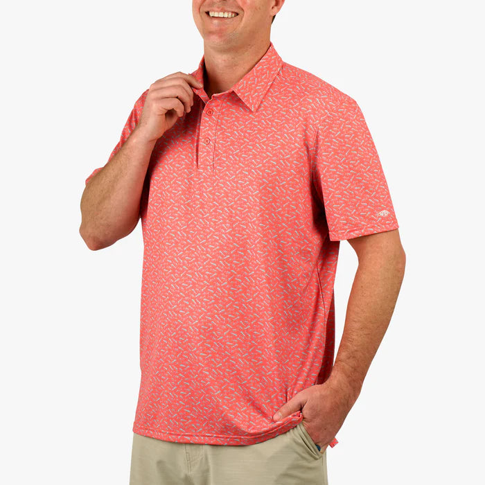 AFTCO CYPRESS PRINTED POLO