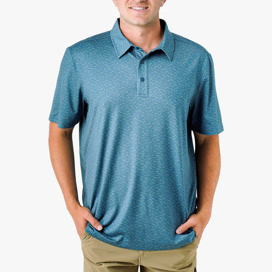 AFTCO CYPRESS PRINTED POLO