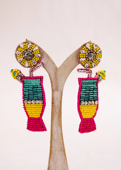 TIKI-LICIOUS BLING EARRINGS