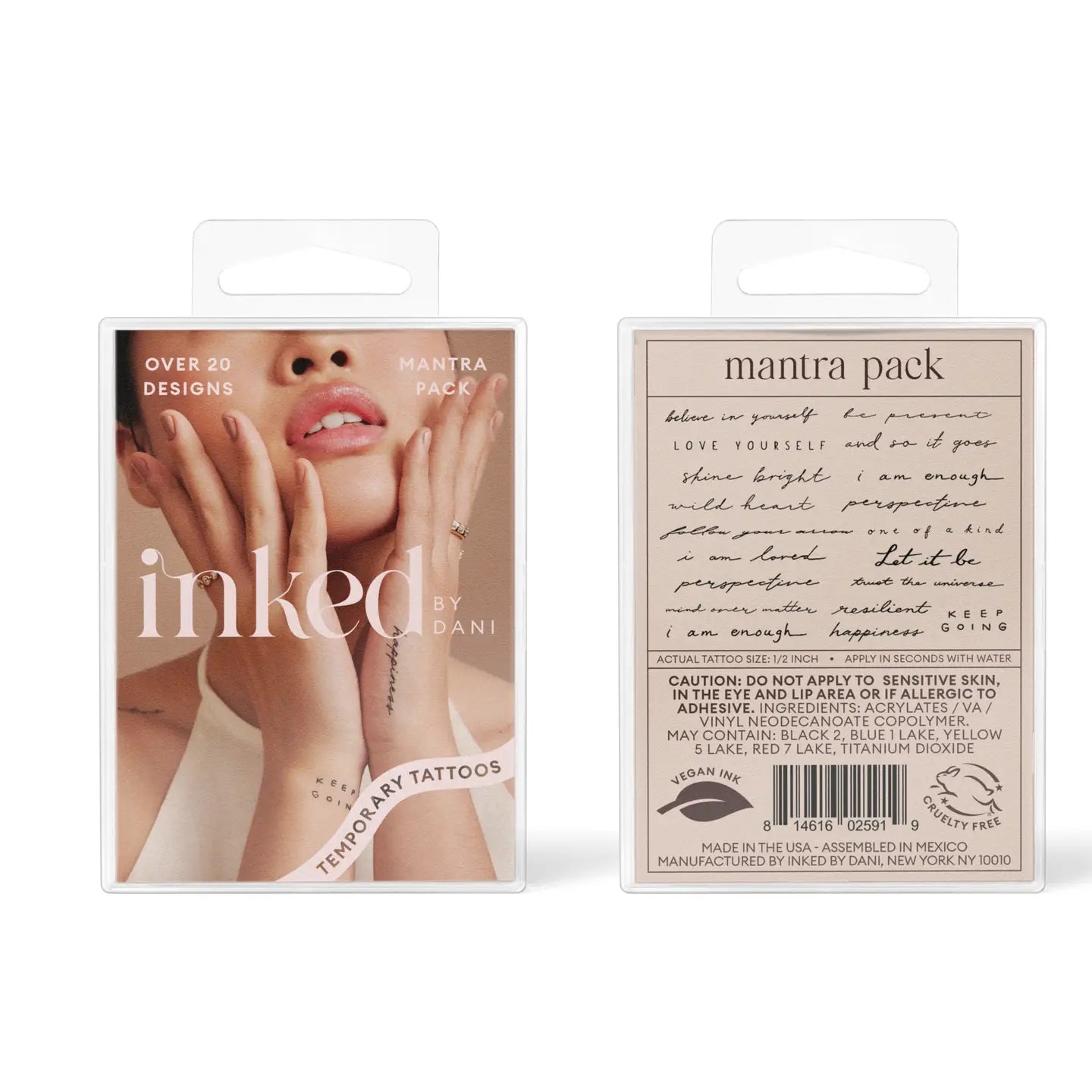 DANI TEMPORARY TATTOOS