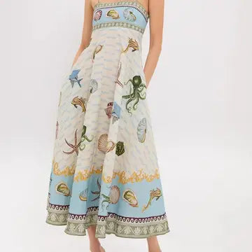 MARINE LIFE MAXI DRESS