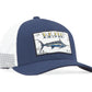 BAJIO BLACK MARLIN PATCH TRUCKER HAT