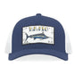 BAJIO BLACK MARLIN PATCH TRUCKER HAT