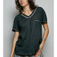 MARNIE RELAXED SLUB STITCH DETAIL TEE