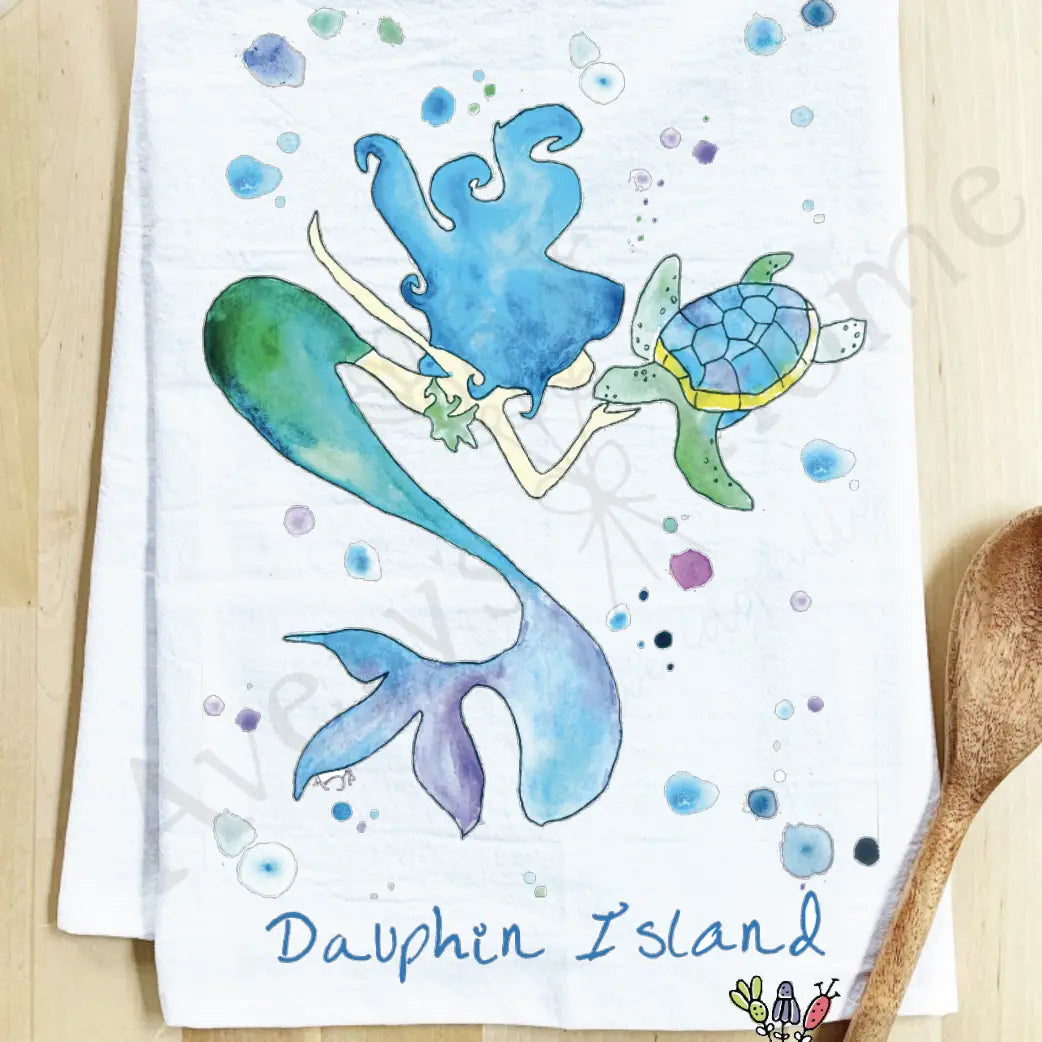 WATERCOLOR  TEA TOWELS