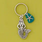 PEWTER KEYCHAINS, CHARM BOWL AND BOTTLE OPENER