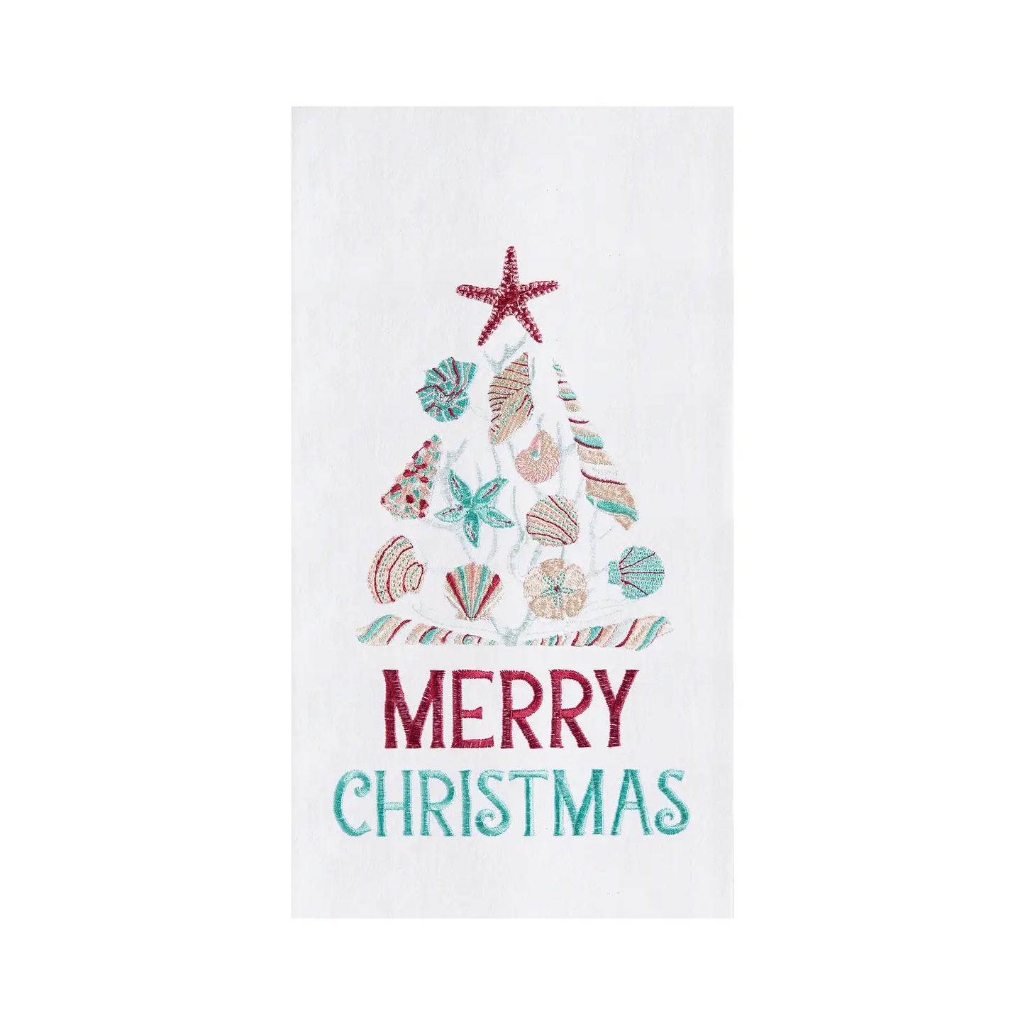 BEACHY CHRISTMAS KITCHEN TOWELS