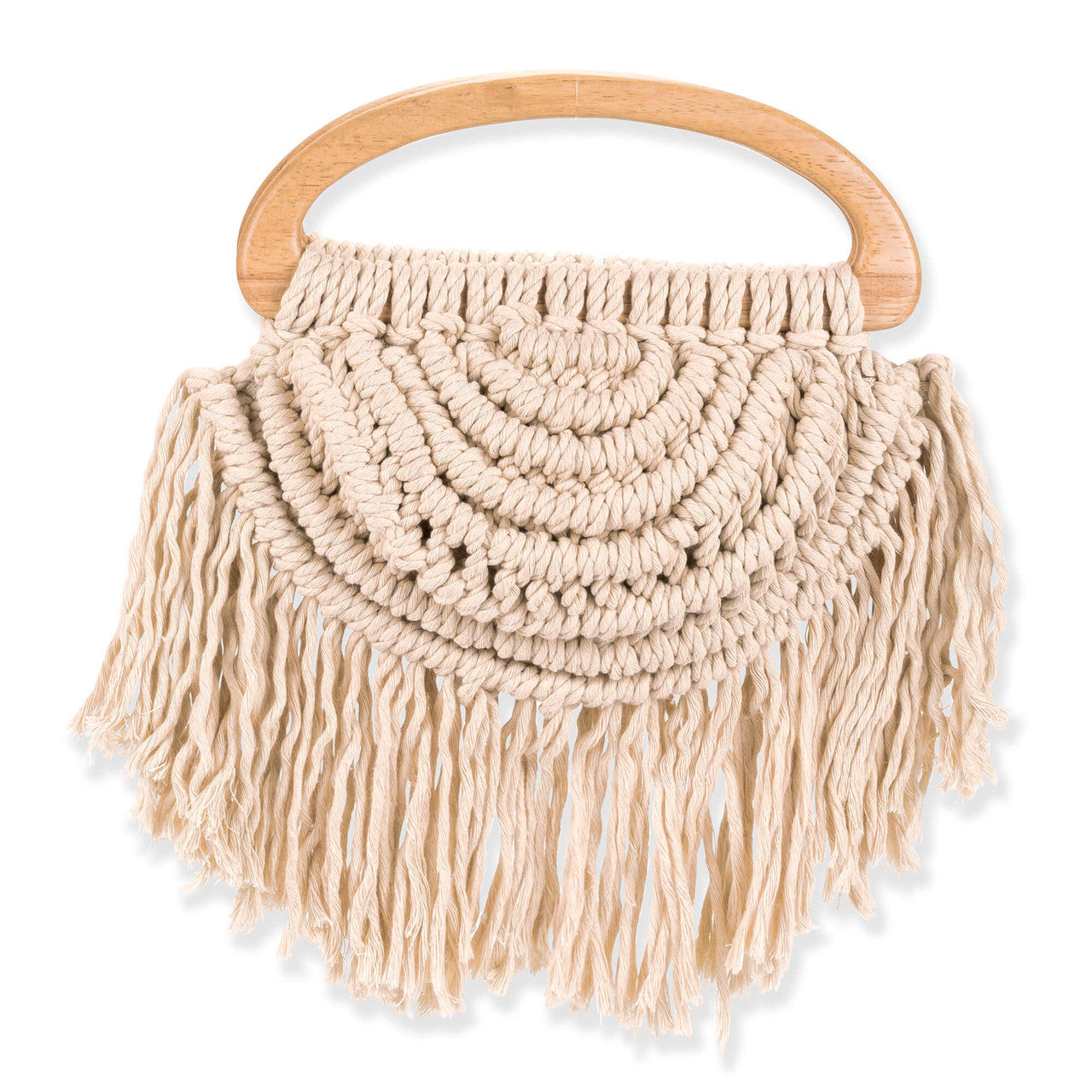 MISTY WAVE FRINGE CLUTCH