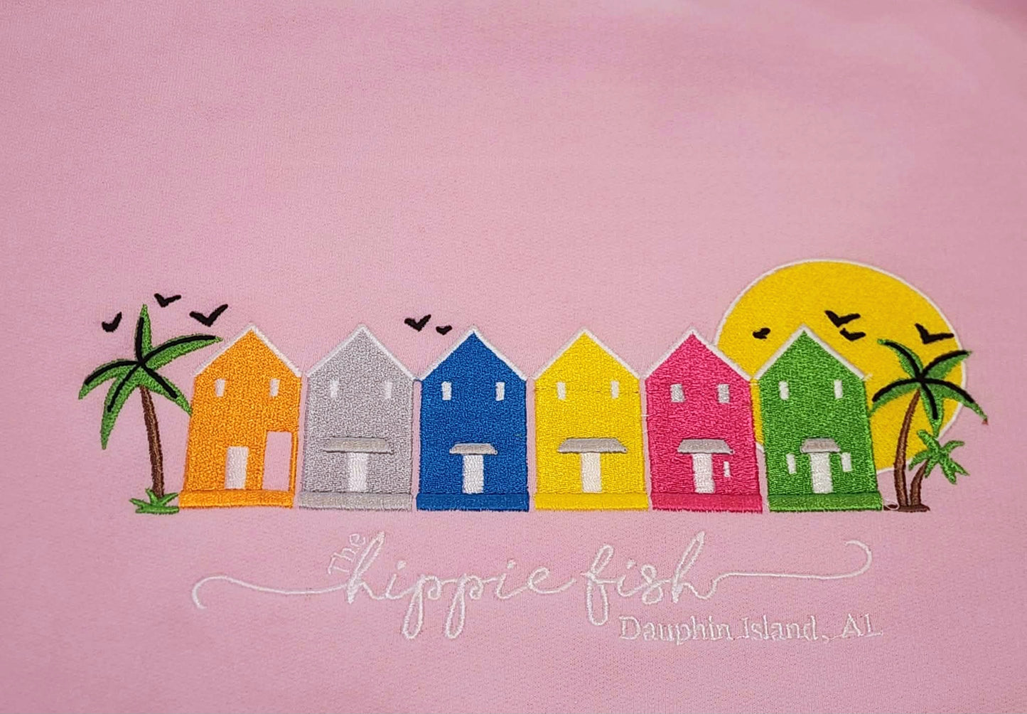 EMBROIDERED BIRDHOUSE SWEATSHIRT