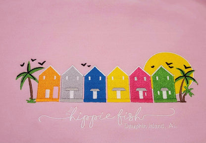 EMBROIDERED BIRDHOUSE SWEATSHIRT