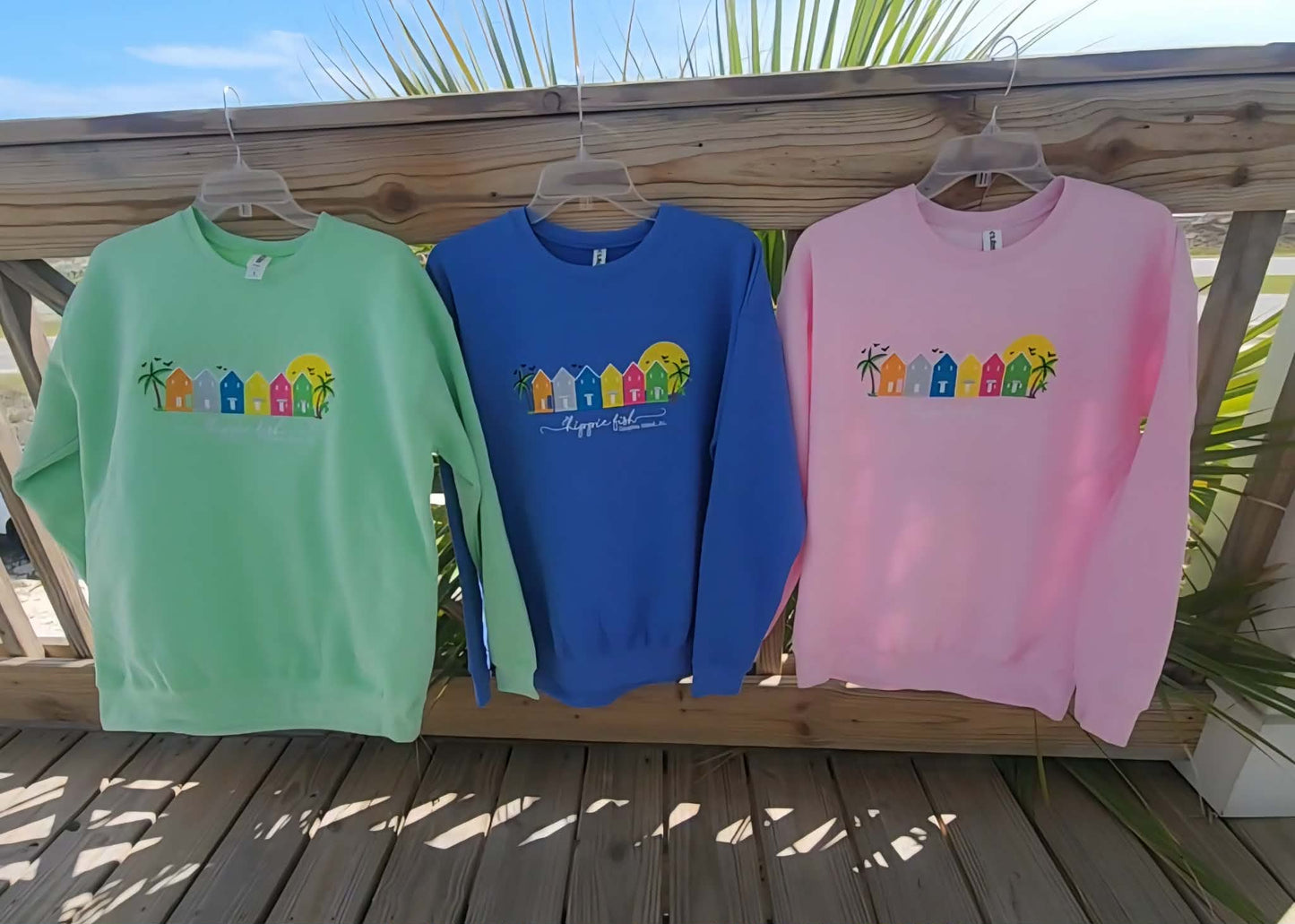 EMBROIDERED BIRDHOUSE SWEATSHIRT