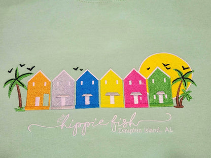 EMBROIDERED BIRDHOUSE SWEATSHIRT