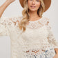 AVA CROCHET LACE TOP