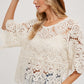 AVA CROCHET LACE TOP