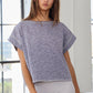 OPEN BACK REVERSE STITCHED CROP TOP
