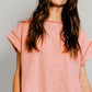 OPEN BACK REVERSE STITCHED CROP TOP