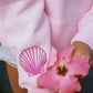 HAWAII HIBISCUS FLORAL EMBROIDERED OVERSIZE HOODIE