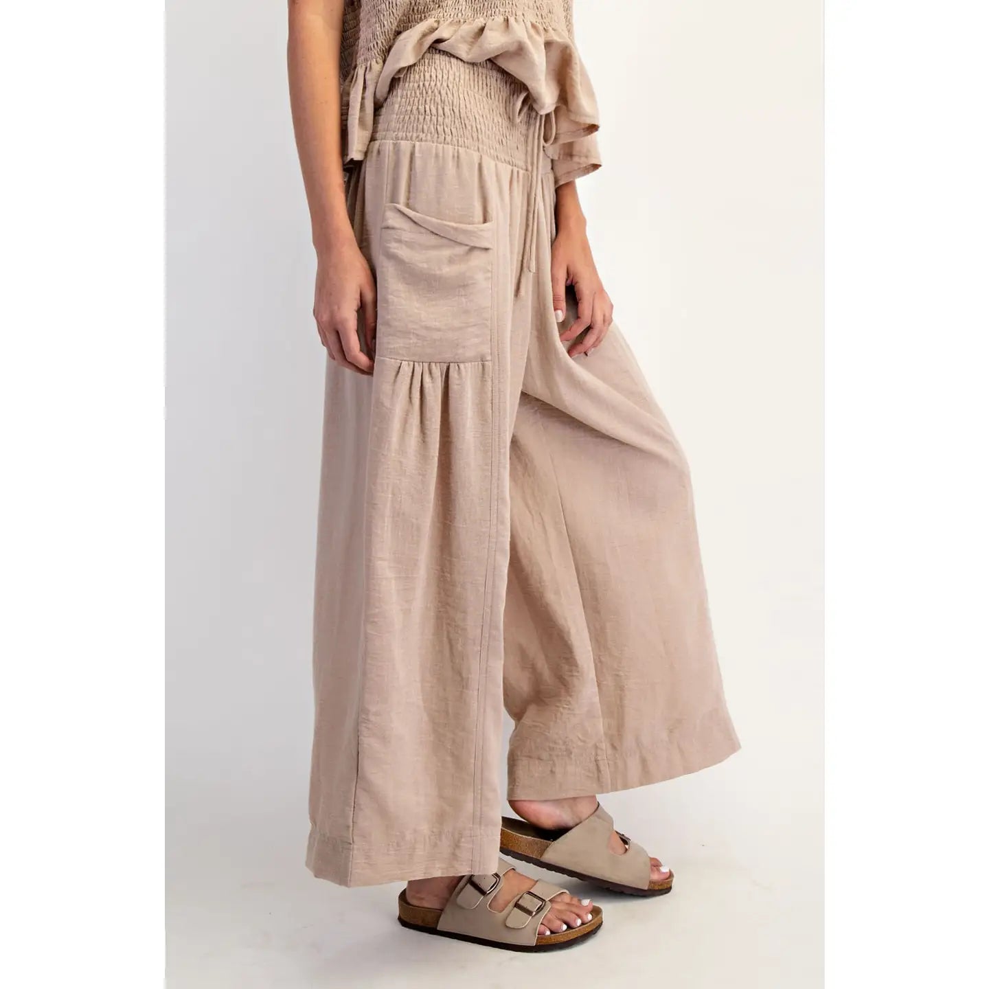 RACHEL WIDE LEG CROP PANTS