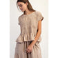 RACHEL RUCHED TOP