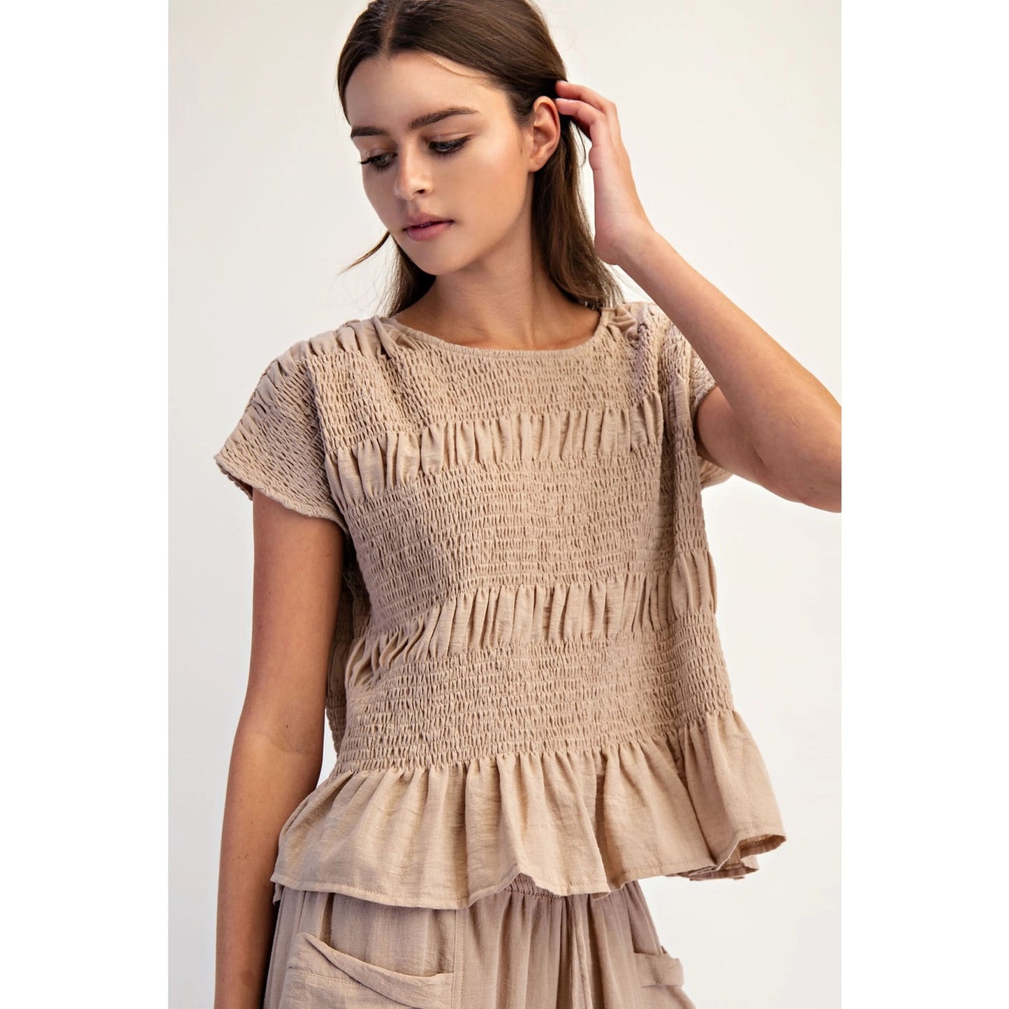 RACHEL RUCHED TOP