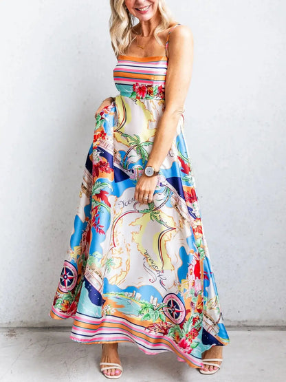 RESORT EMPIRE WAIST MAXI DRESS