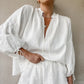 PAIGE LINEN DRAWSTRING TOP