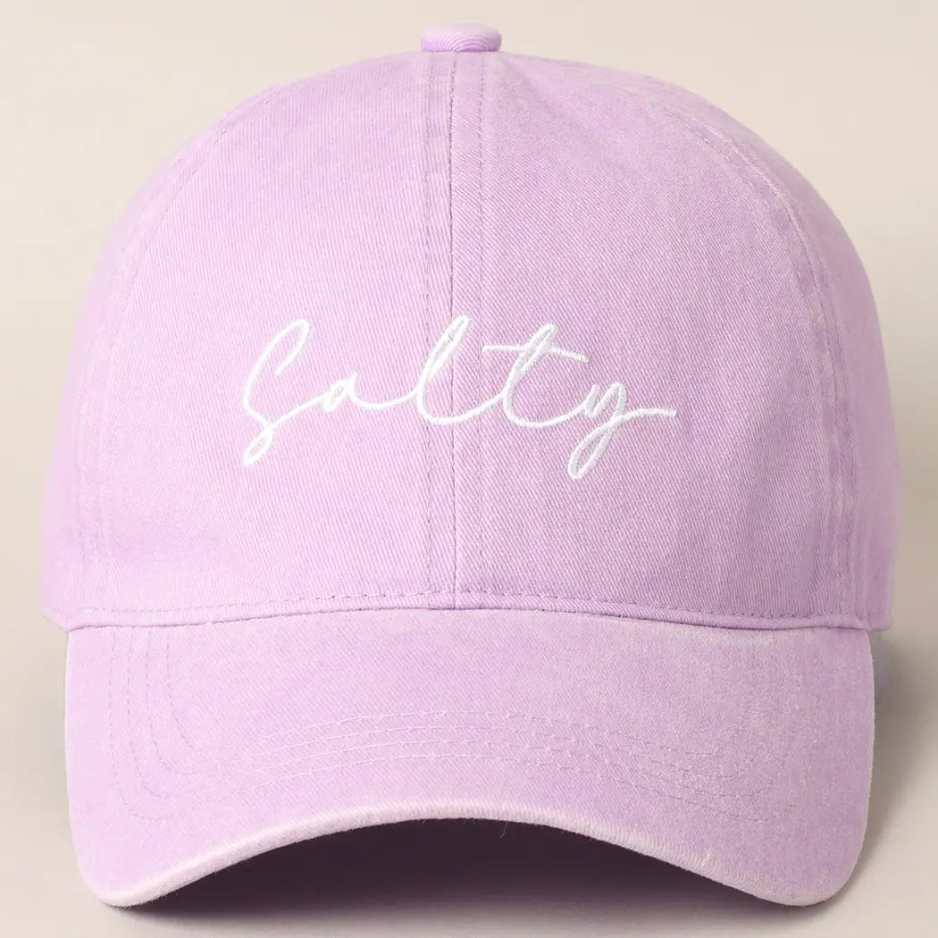 SALTY EMBROIDERED HATS