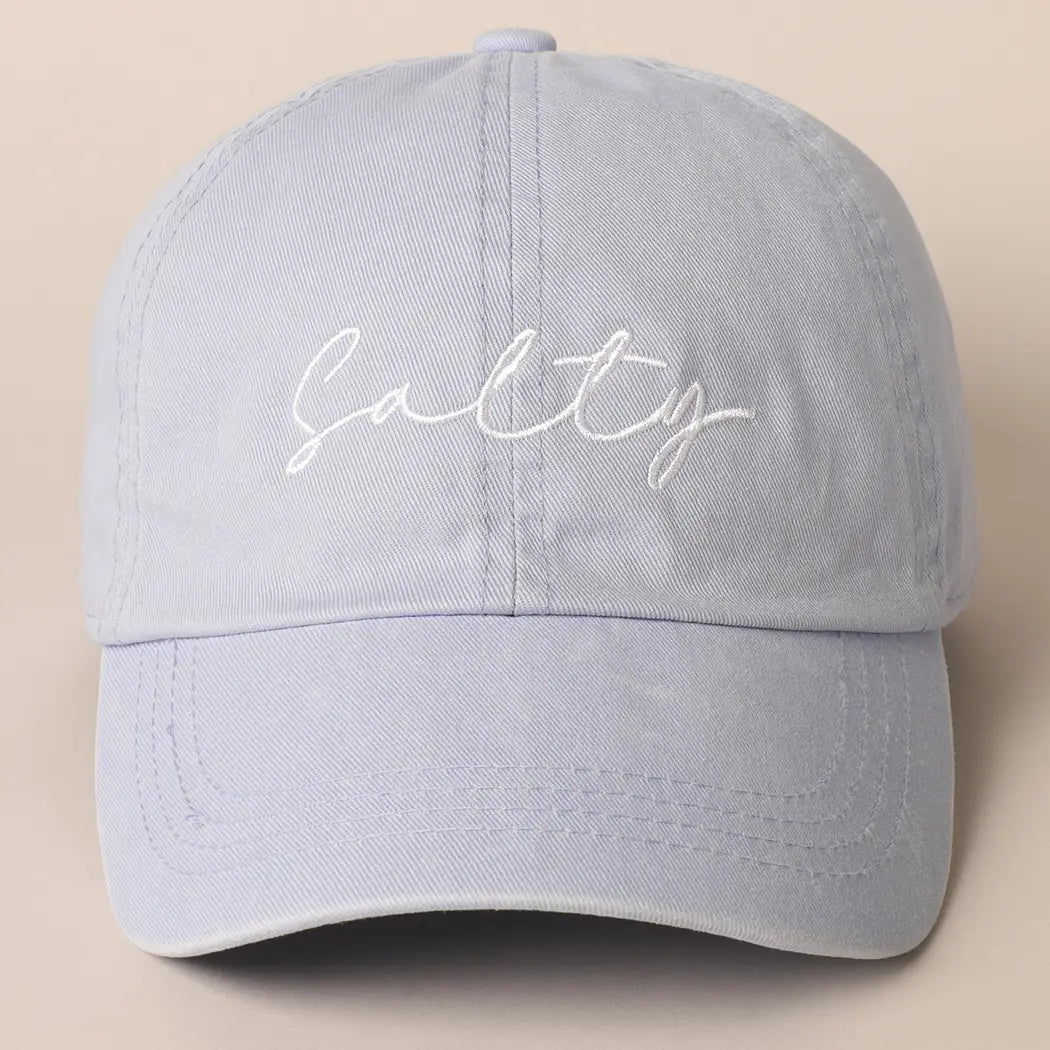 SALTY EMBROIDERED HATS