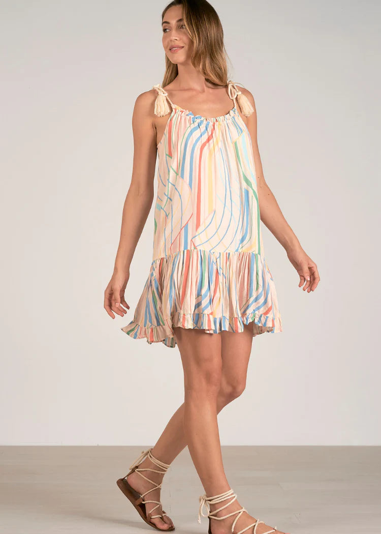 ELAN SANTA BARBARA STRIPED DRESS