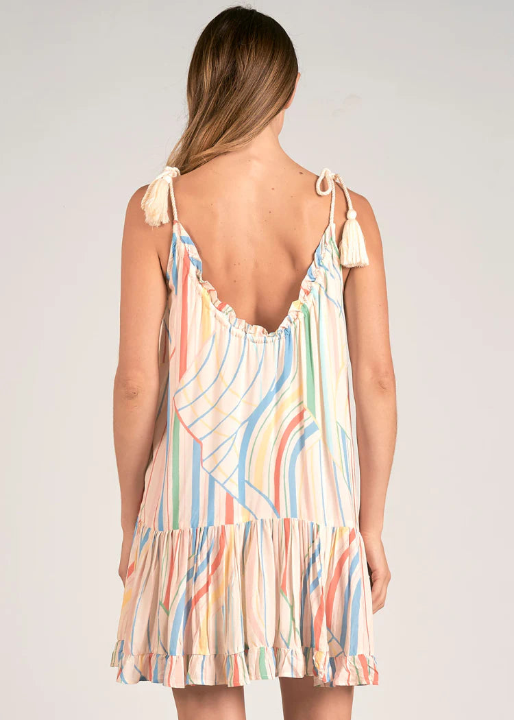 ELAN SANTA BARBARA STRIPED DRESS