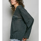 SARAH HAND STITCHED V-NECK TOP