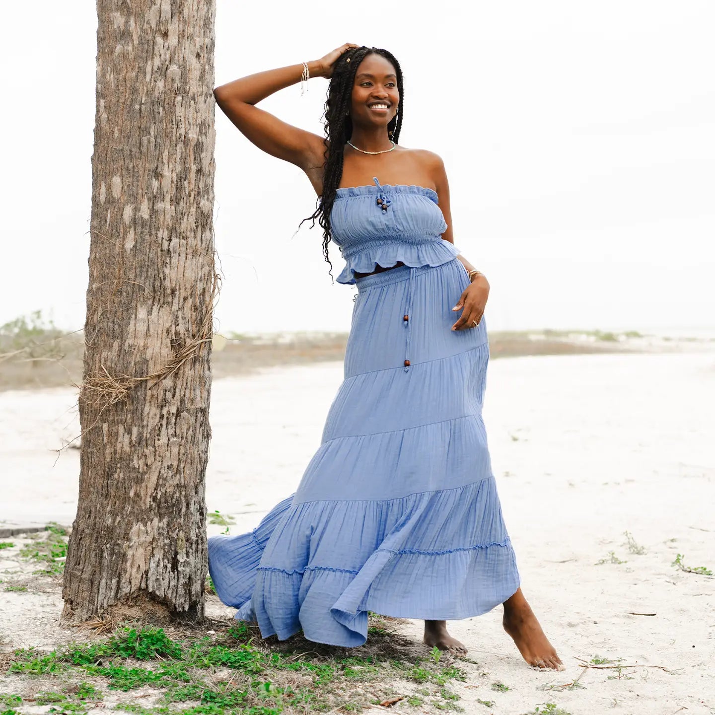 SHIPWRECKED MAXI SHIRT